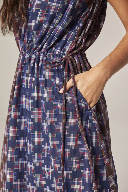 Amente Printed V-Neck Dress