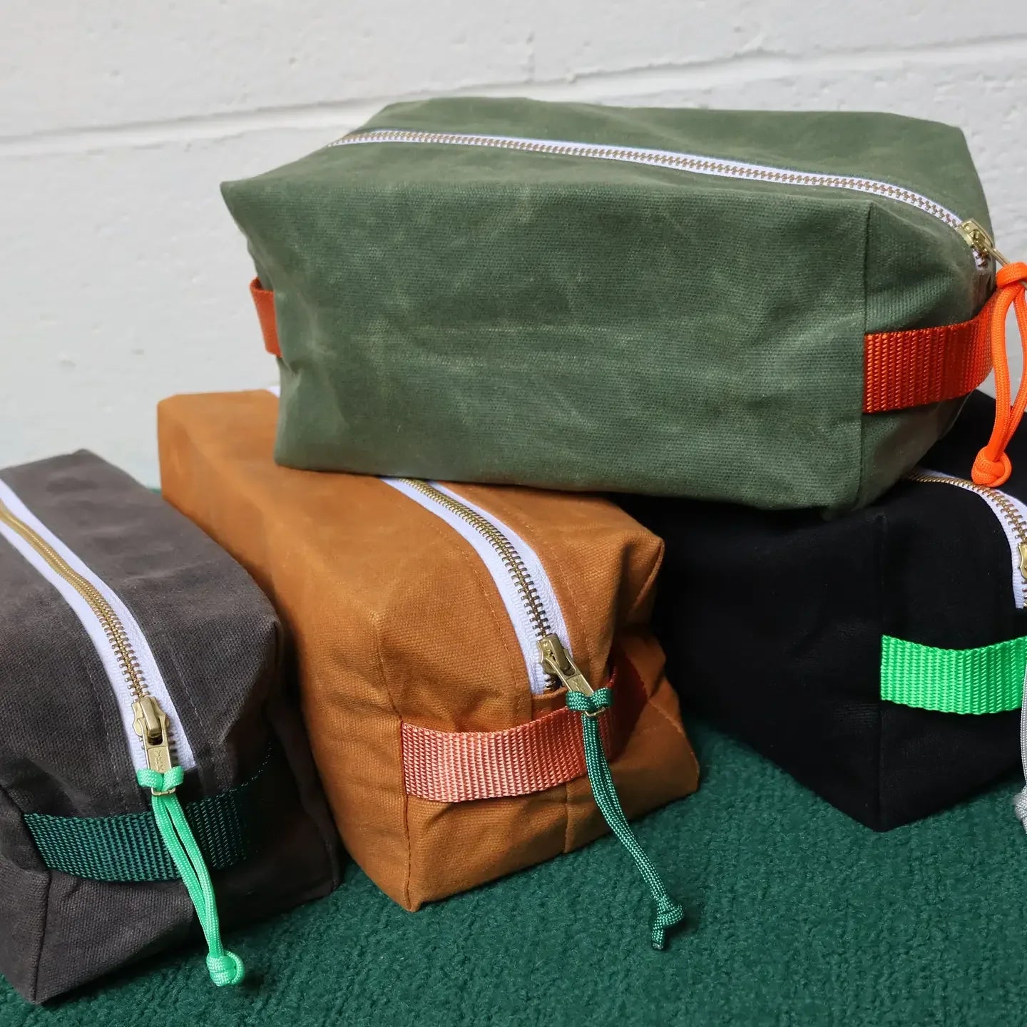 Newton Supply Co. Waxed Canvas Dopp Kit