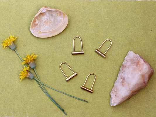 Cindre Baby Bike Lock Earrings
