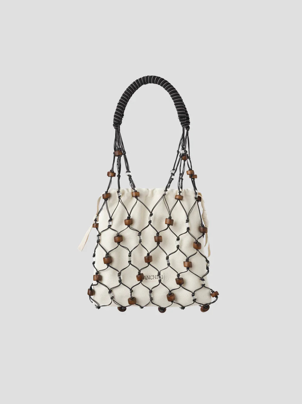 Tanchen Small 8/8 Bag | Chocolate + Black