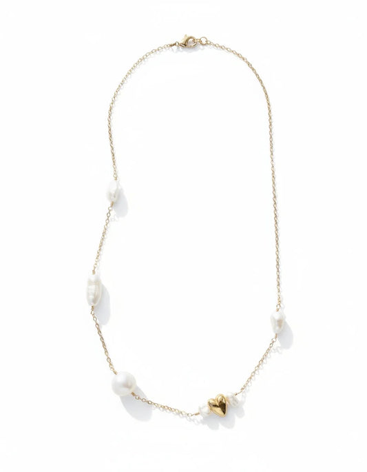 Dea Dia Pearl Satellite of Love Necklace