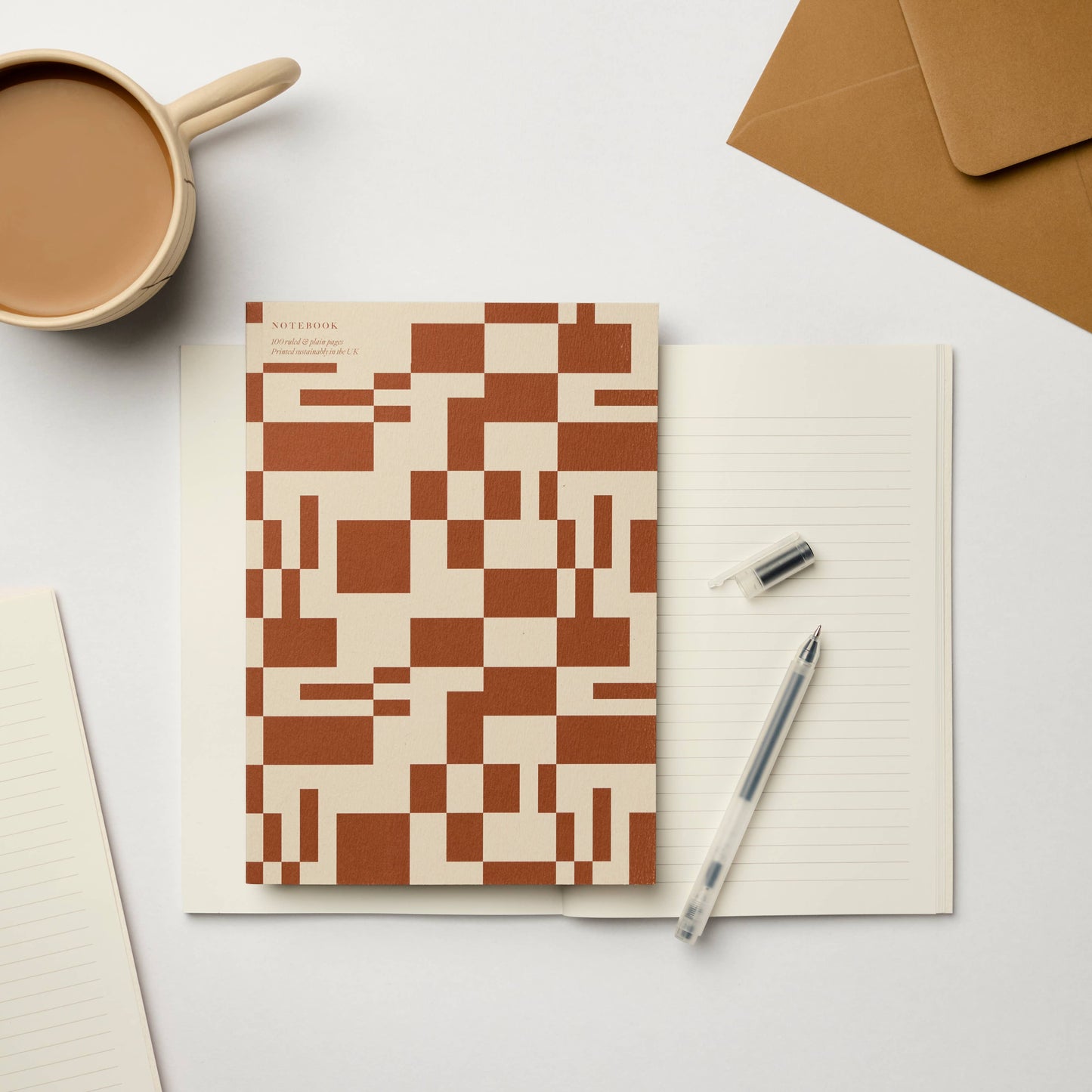 A5 Missmatch Tile Ruled + Plain Notebook