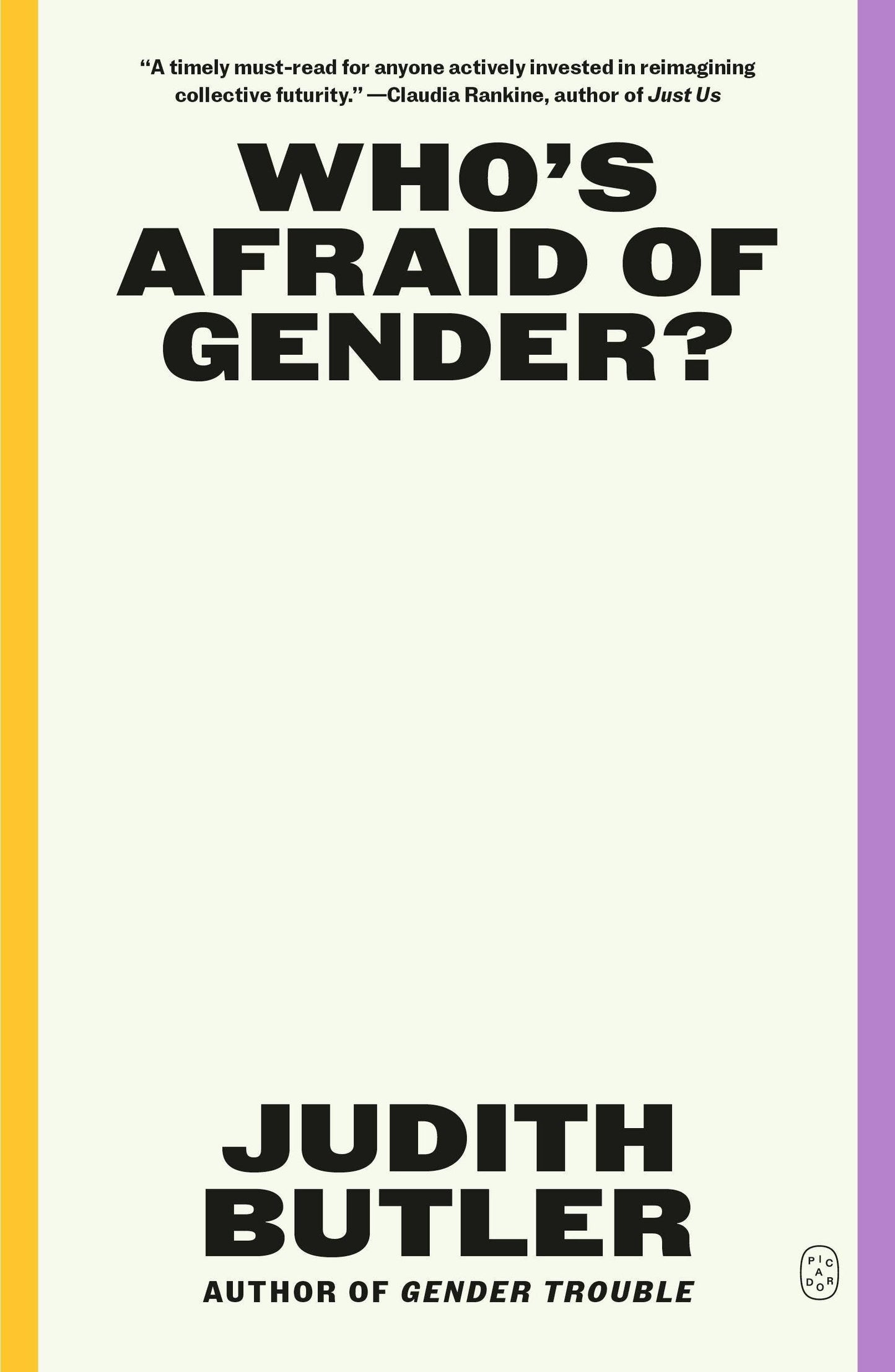 Who's Afraid Of Gender?: #1