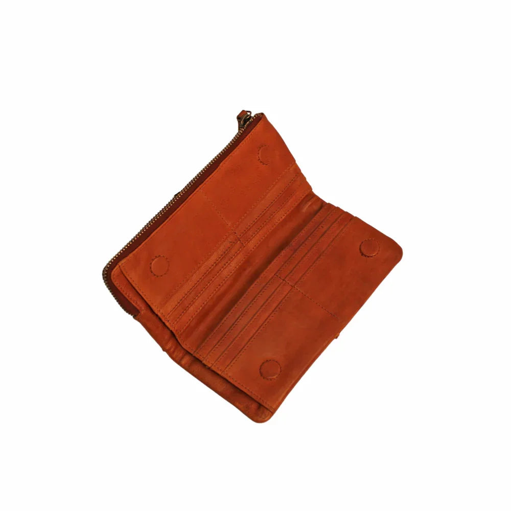 Latico Leathers Andi Wallet: Black or Eggplant