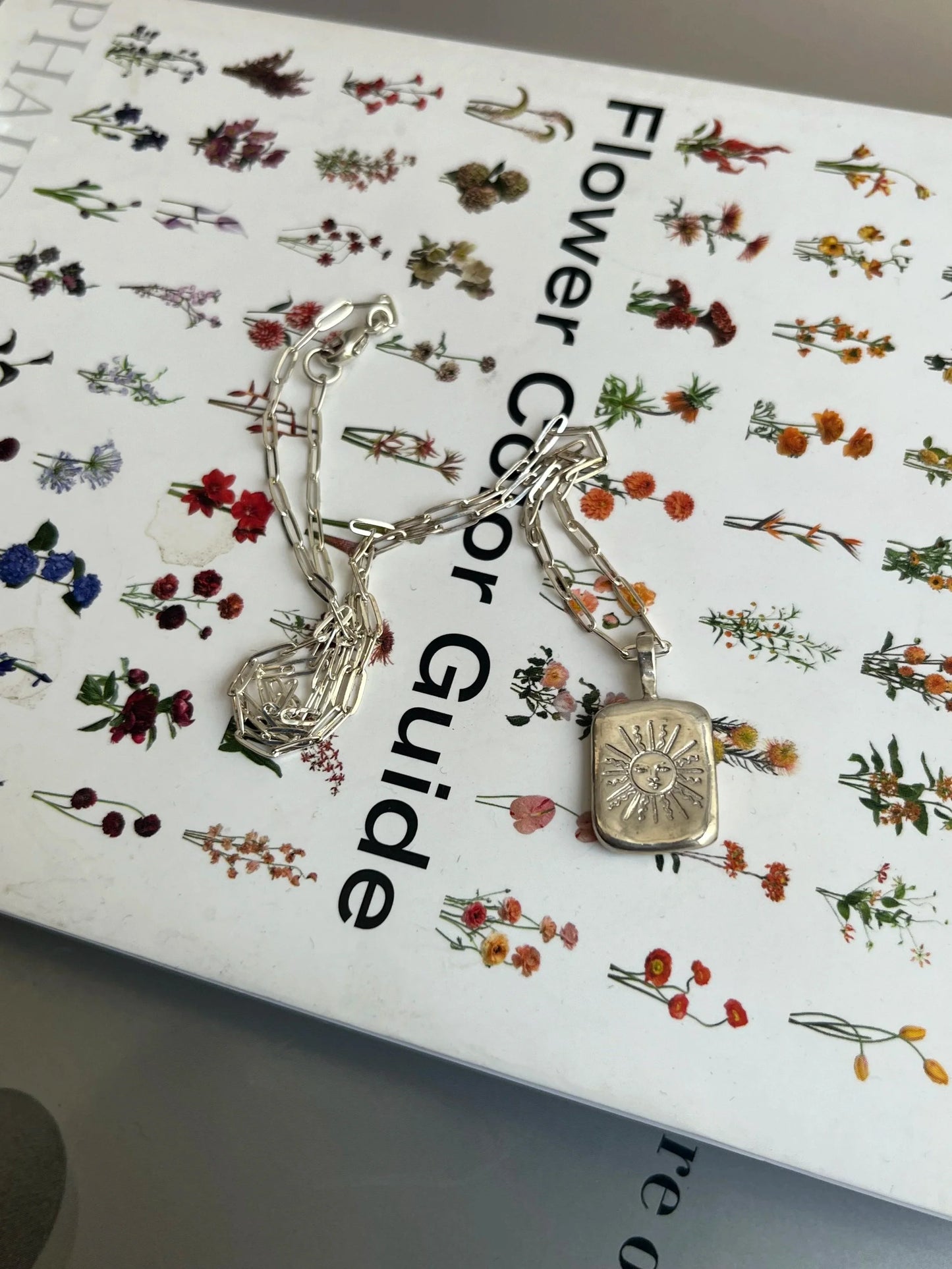 Dea Dia Sun Tarot Card Necklace