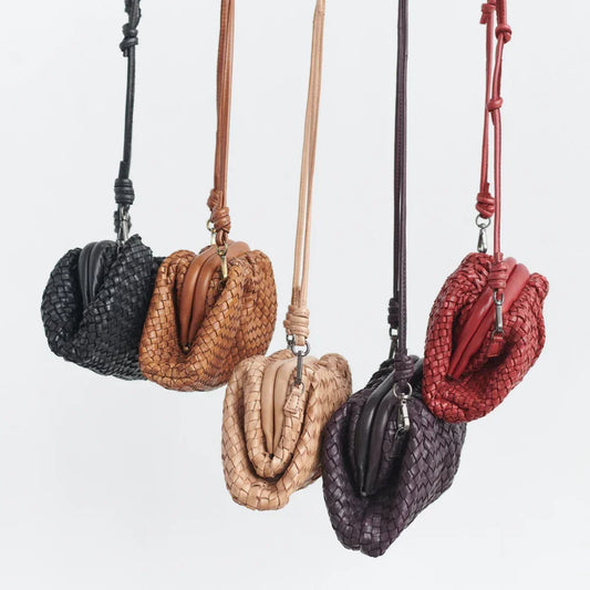 Latico Leathers Hayworth Bag: Black or Cognac