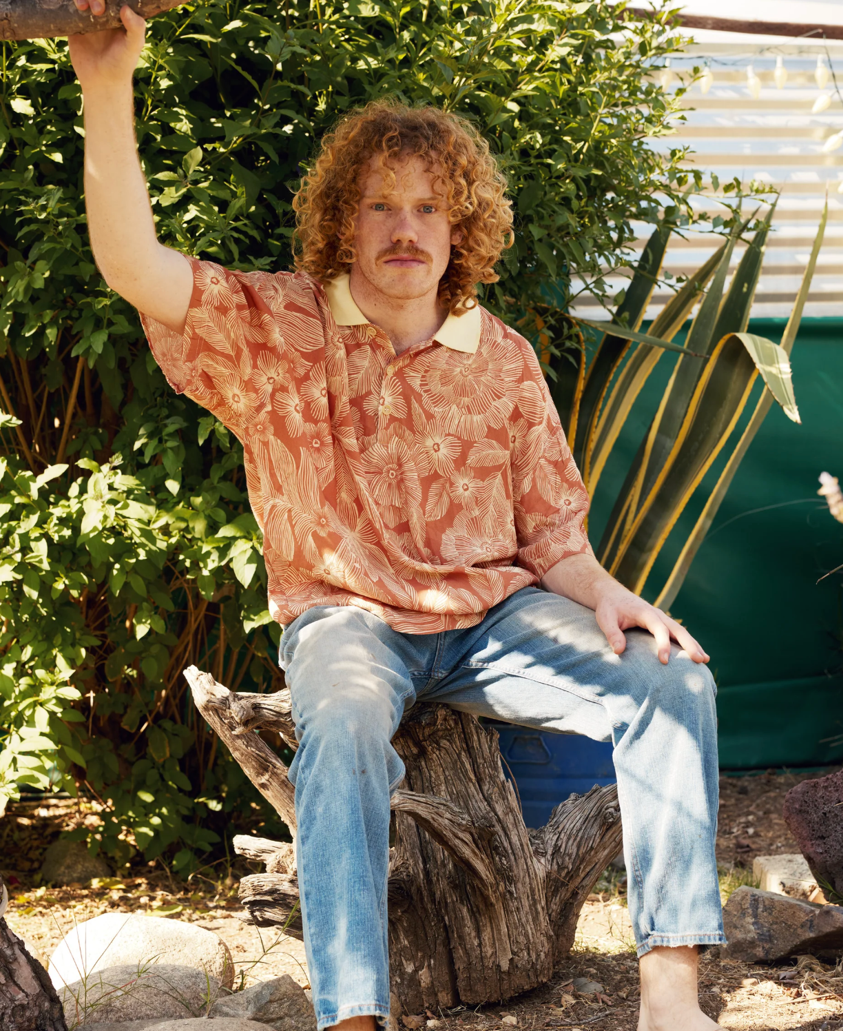 Monostereo | Superbloom Polo Shift - Rust