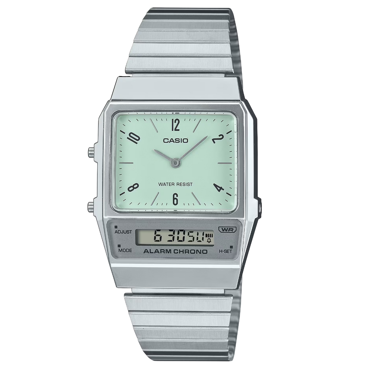Silver Analog/Digital Hybrid Casio Vintage