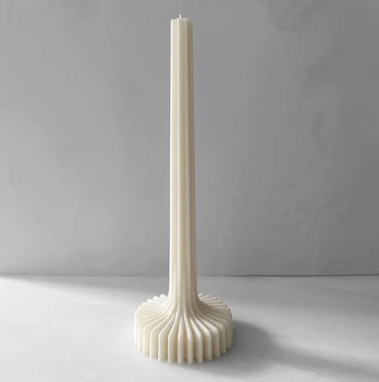 House of Good Fluted Taper Candle