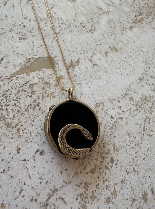 Black Willow Jewelry Spirit Mirrors in Brass or Sterling Silver