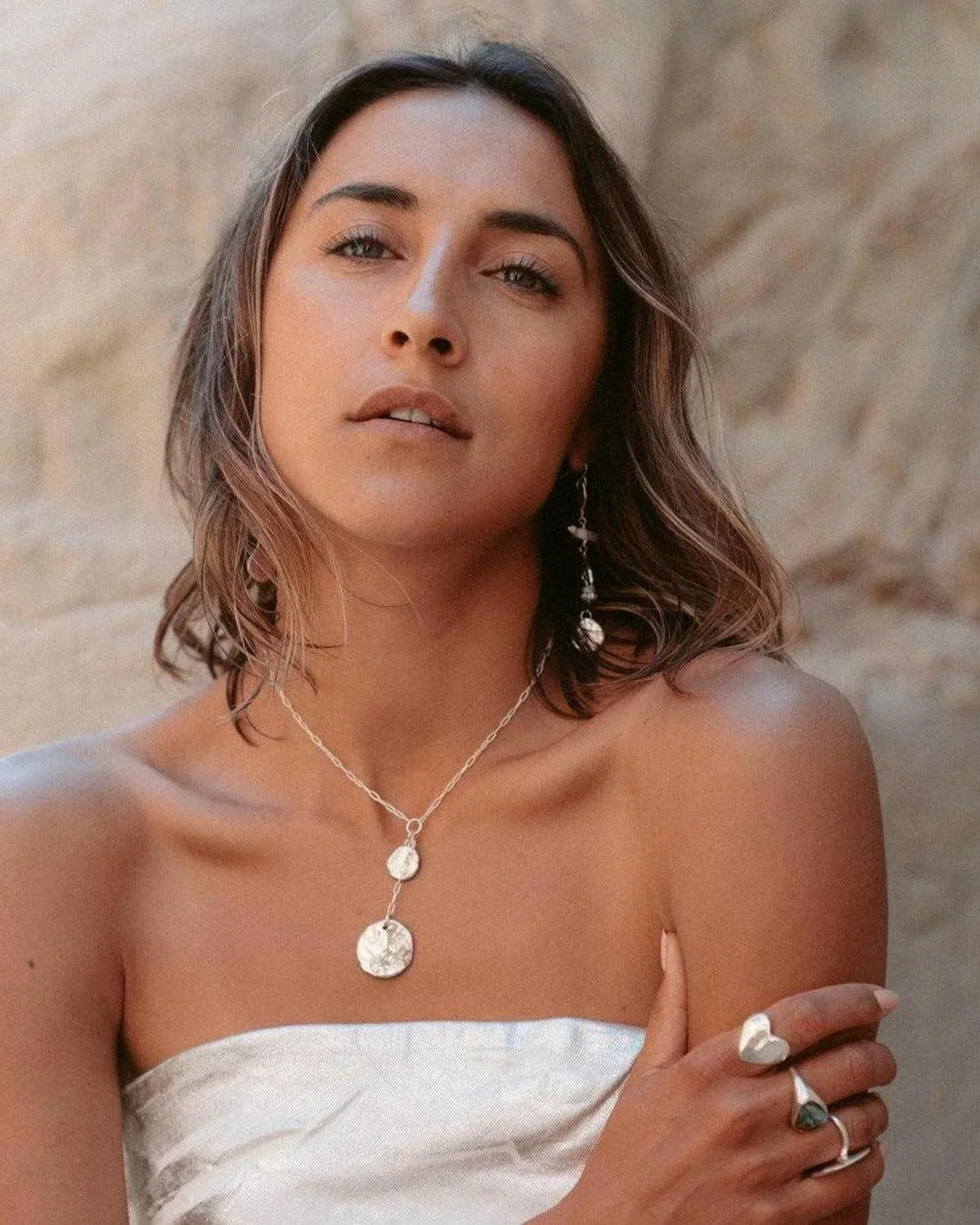 Dea Dia Andromeda Gold Lariat Necklace