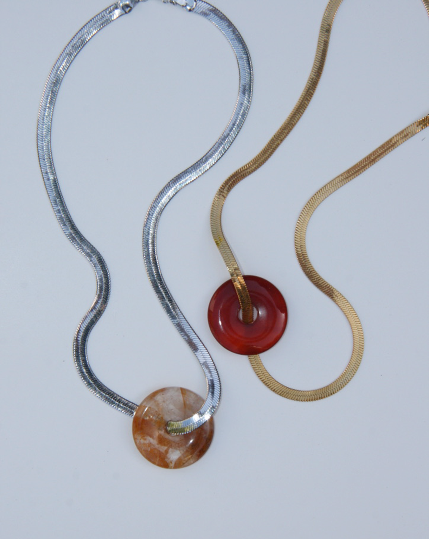 By Orly Roan Stone and Silver Necklace