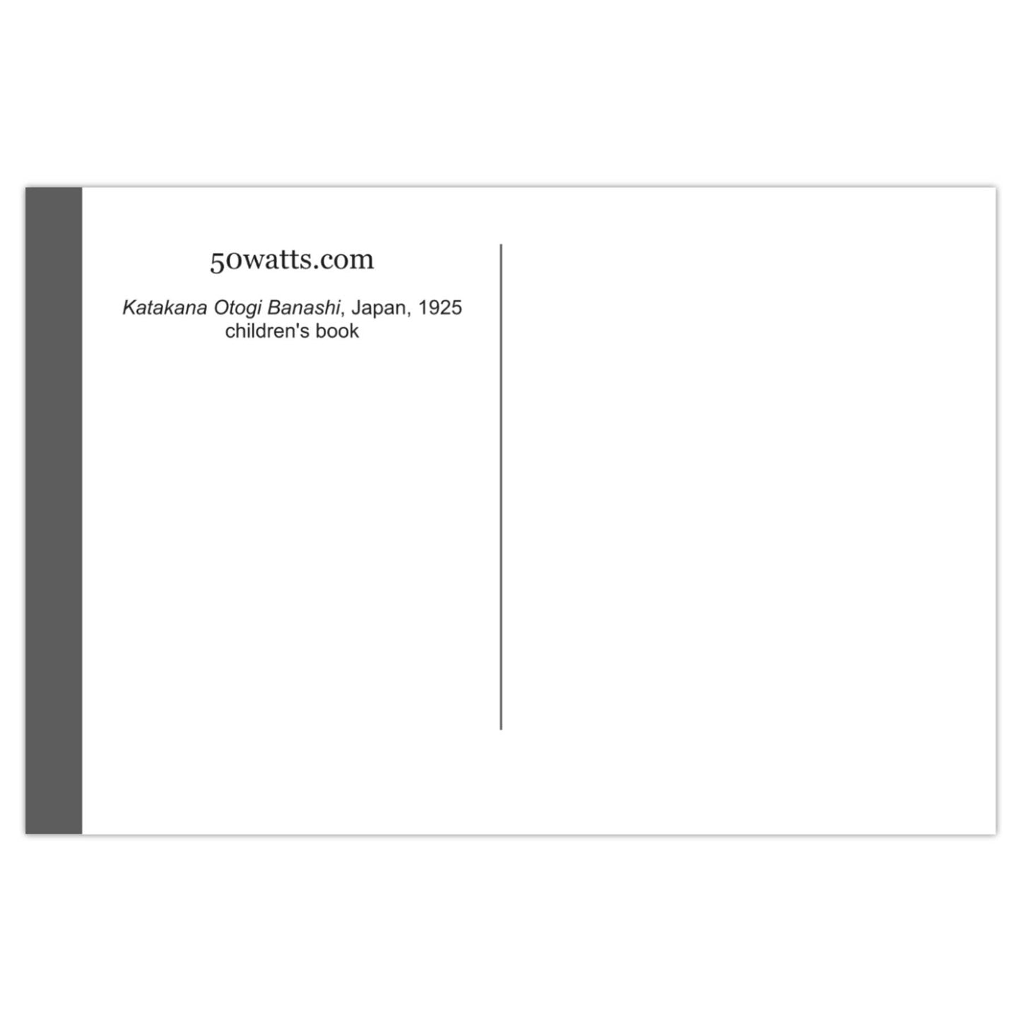 Postcard - illustrated bear and rabbit - pink background