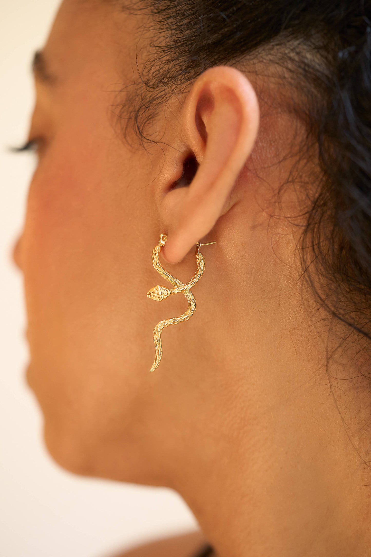 Coil Hoops - 18K Gold Plated