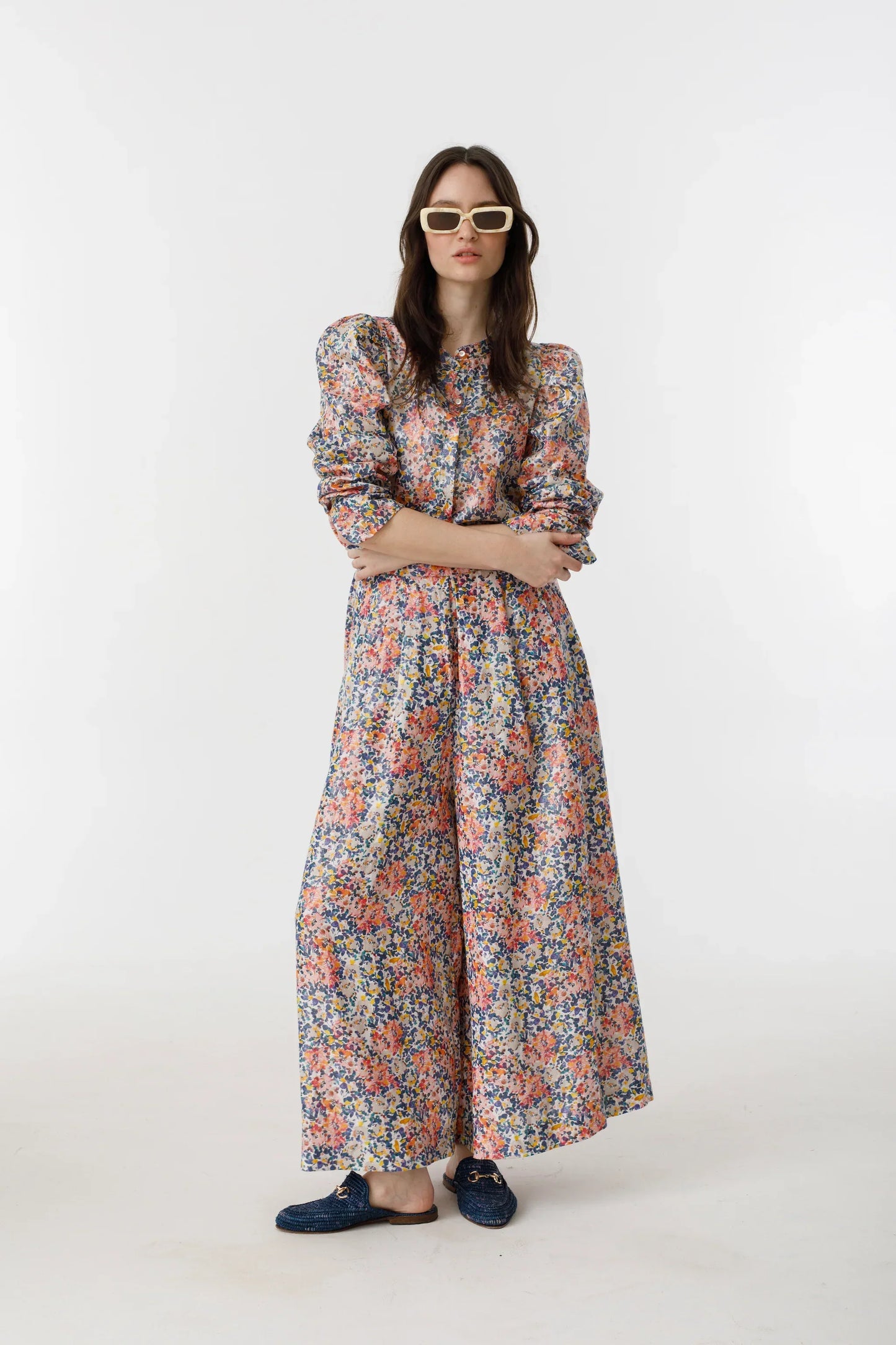 Lanhtropy Sabi Metallic Linen Pants