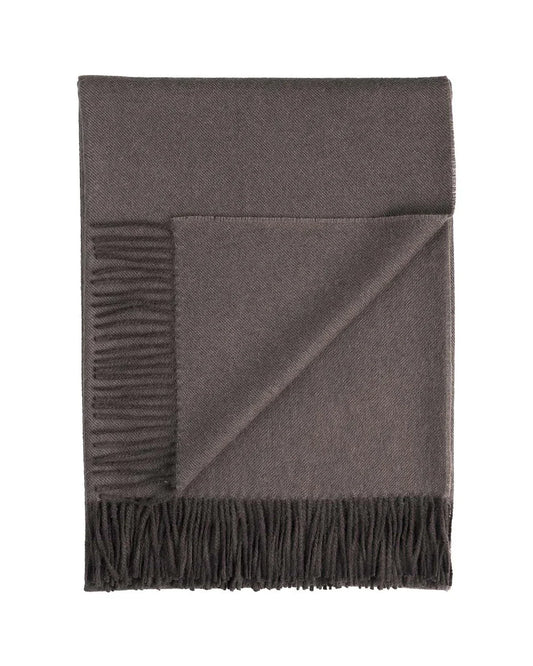 Shupaca 100% Baby Alpaca Throw | Truffle