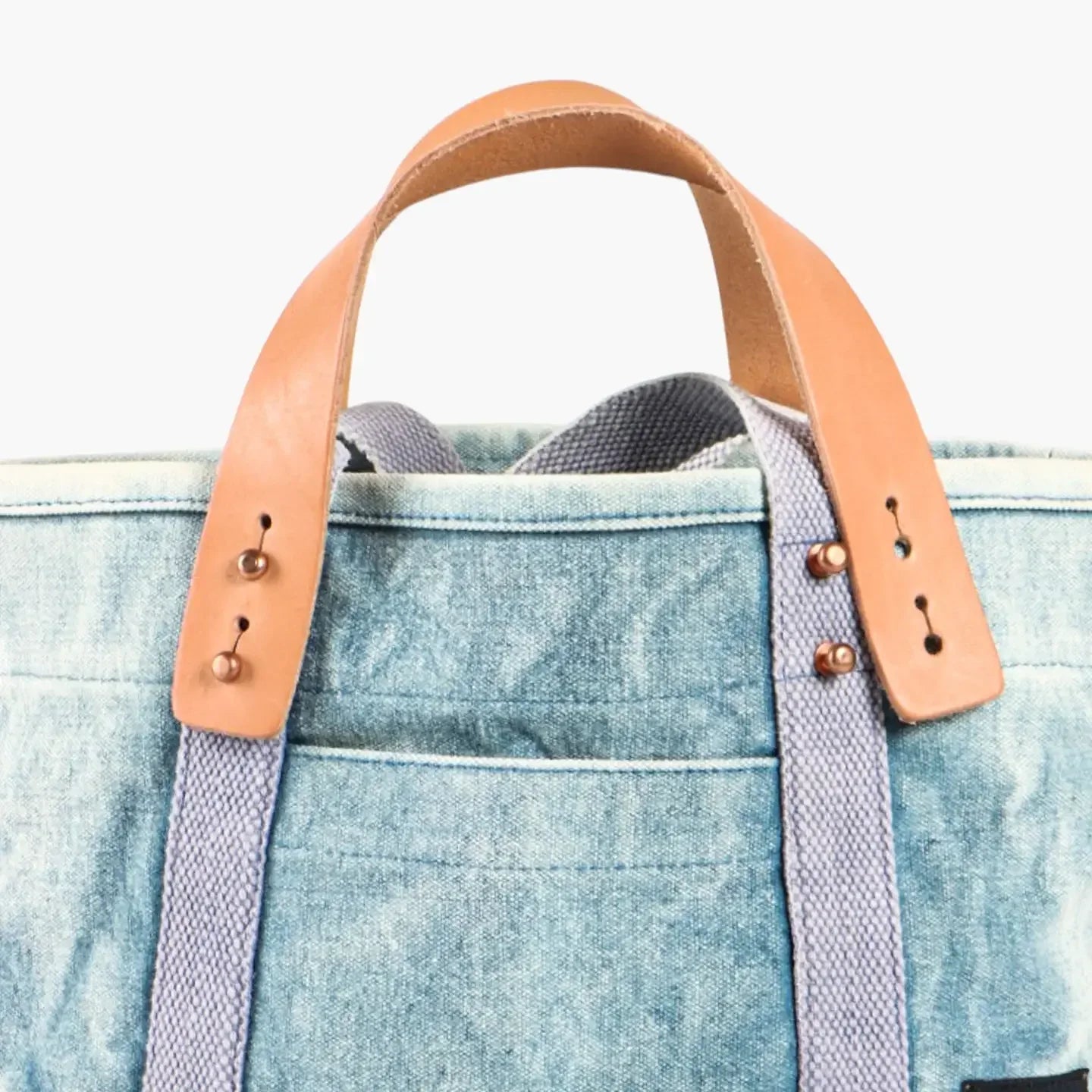 Immodest Cotton Lunch Tote | Acid Wash