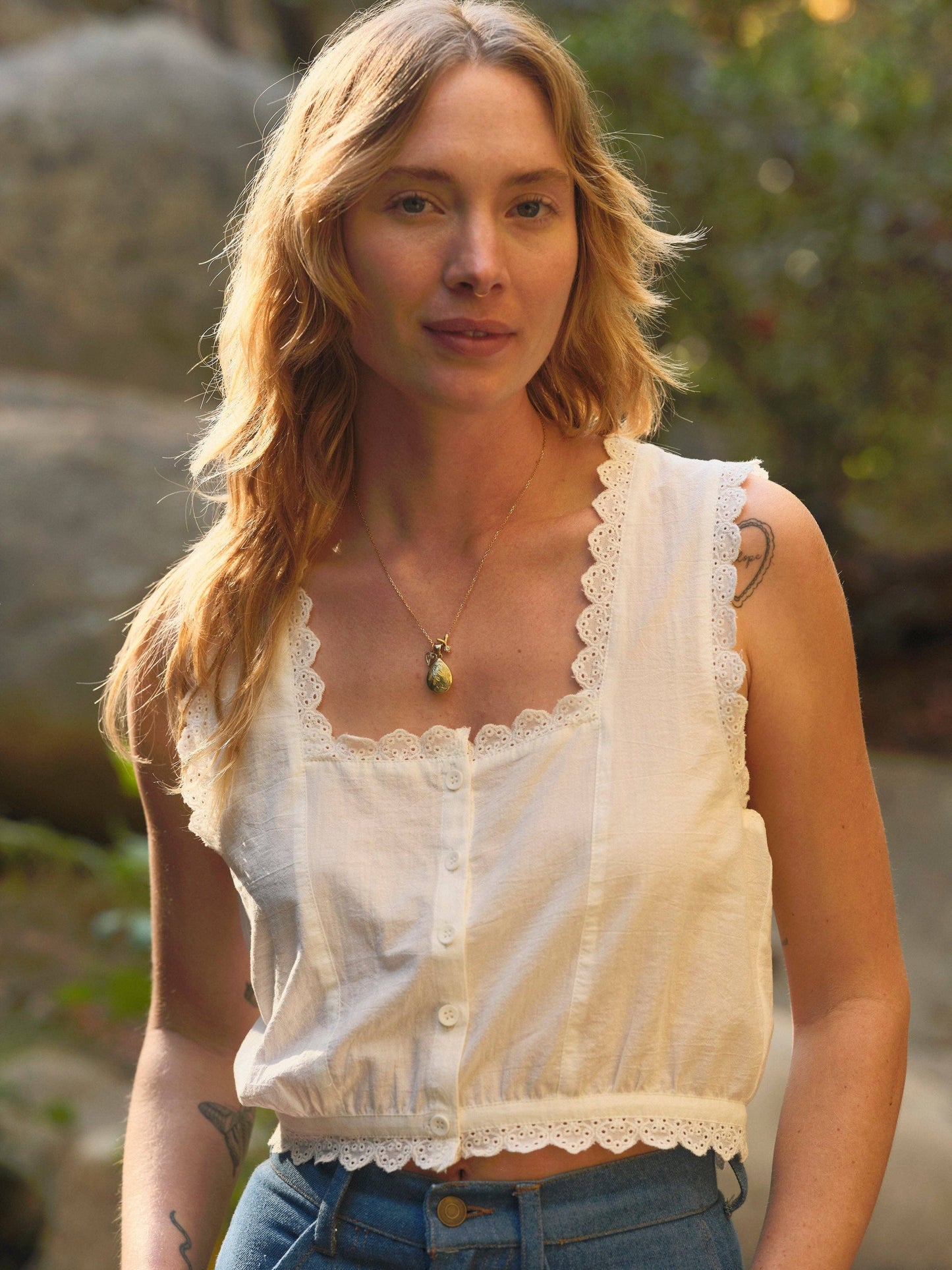 Mollusk Helena Top | White