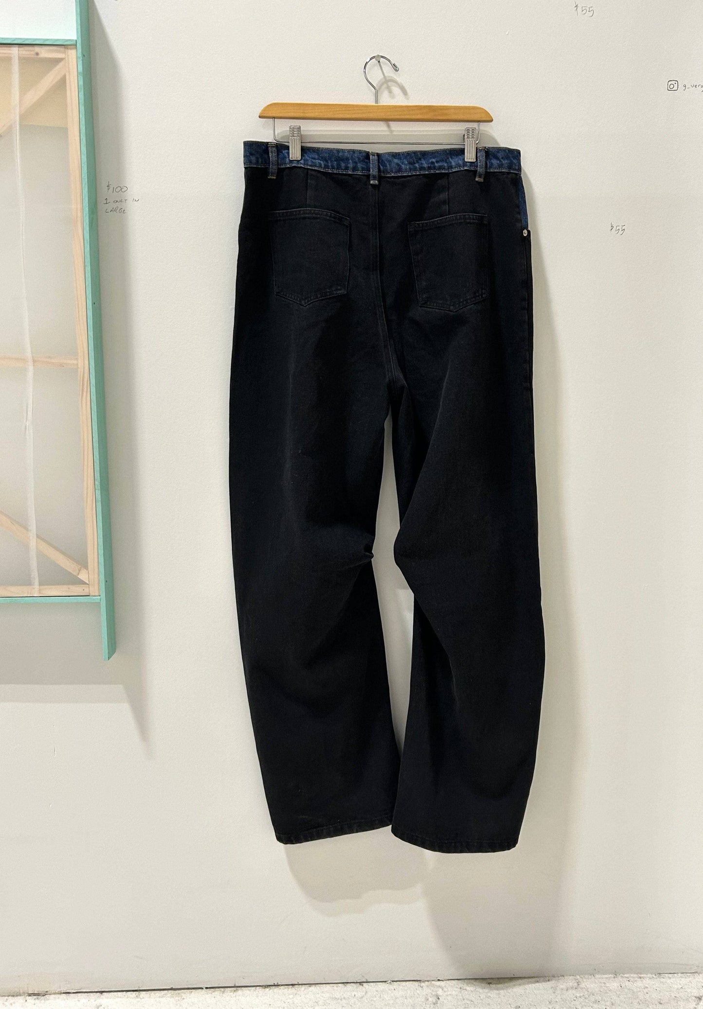 Et Tigre Ollie Denim in Black + Dark Wash