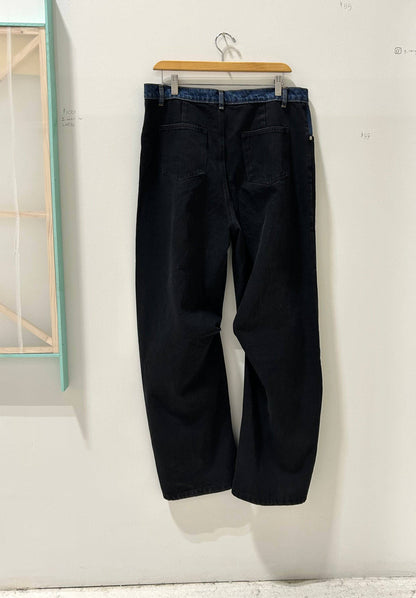 Et Tigre Ollie Denim in Black + Dark Wash