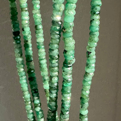 Anokhi Green Emerald Charm Clip Necklace | Beaded Necklace | Charm Holder