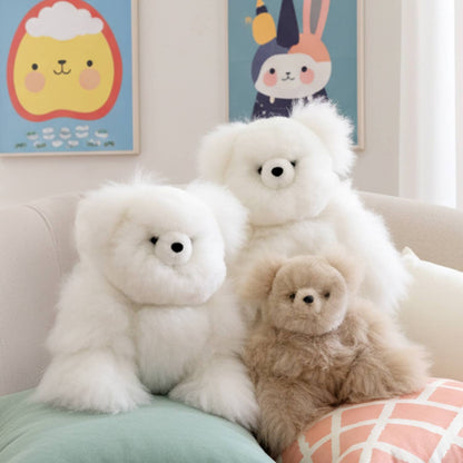 15" Alpaca Stuffed Animal - Bear