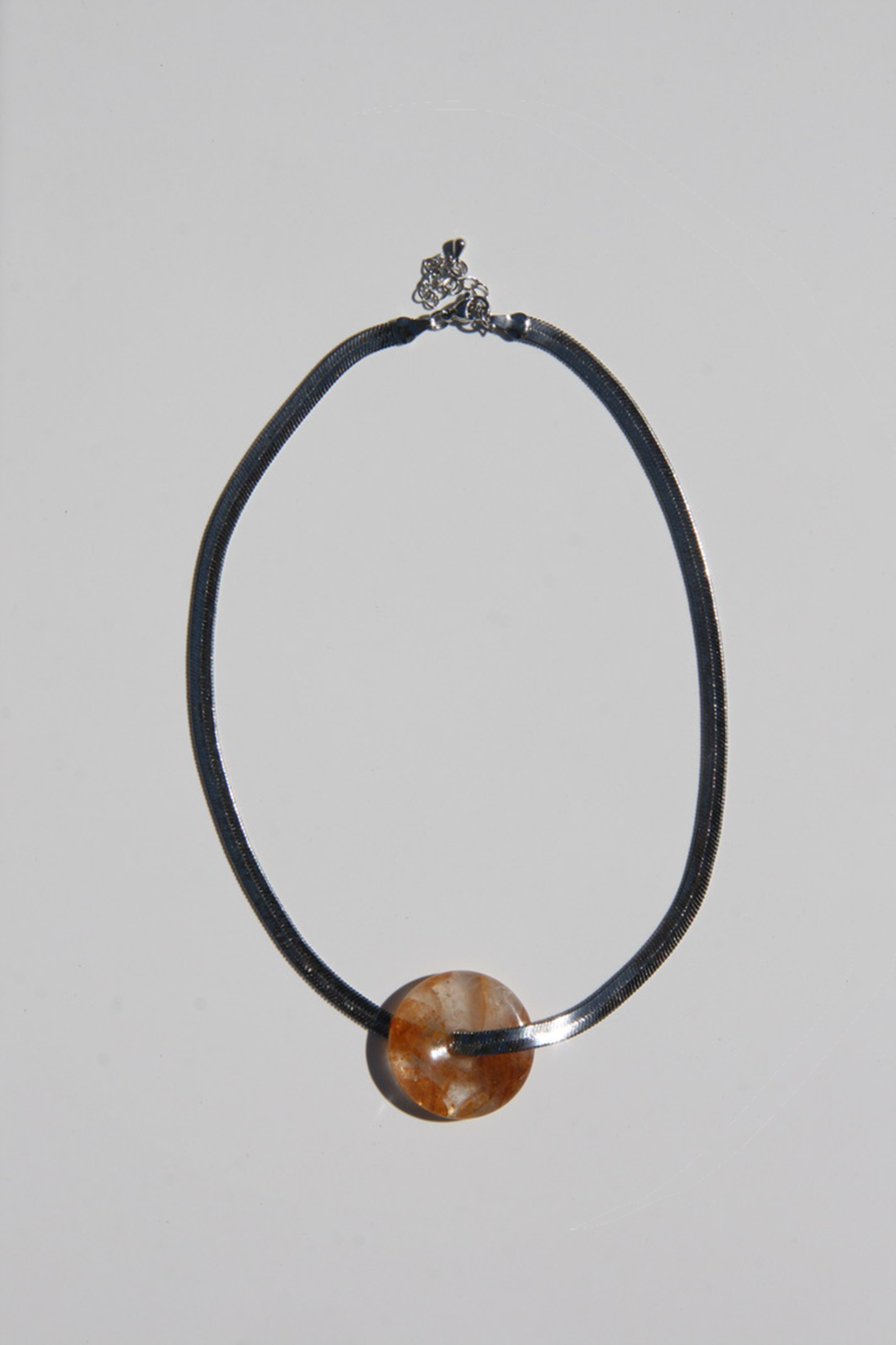 By Orly Roan Stone and Silver Necklace