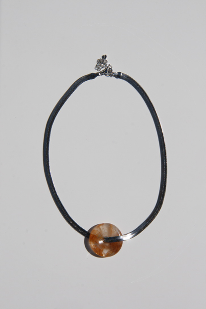 By Orly Roan Stone and Silver Necklace