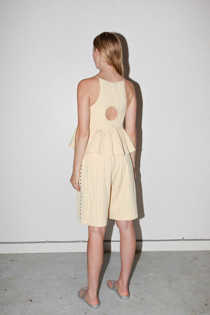 KKCo Rivet Trouser Short in Butter