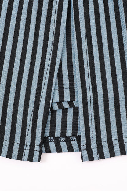 Fashion Brand Company Striped Mini Skort