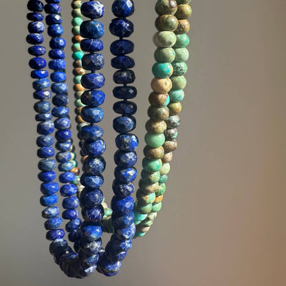 Turquoise Protection | Green Stone Necklace |Good Luck Jewelry