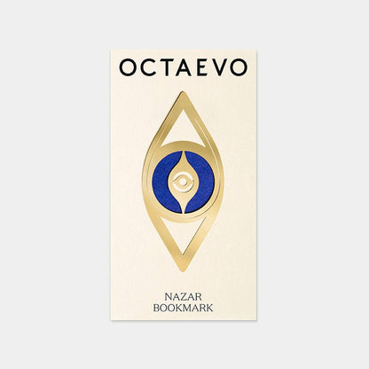 Nazar - Blue Metal Bookmark | Book & Stationery Gift