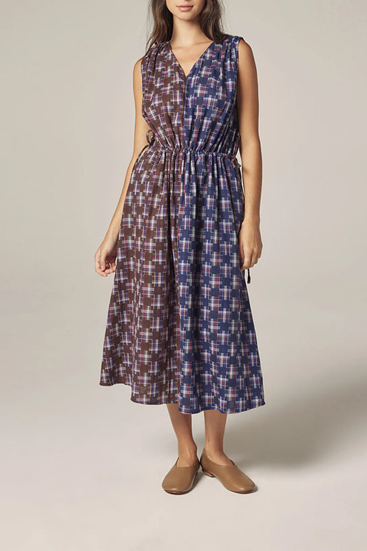 Amente Printed V-Neck Dress