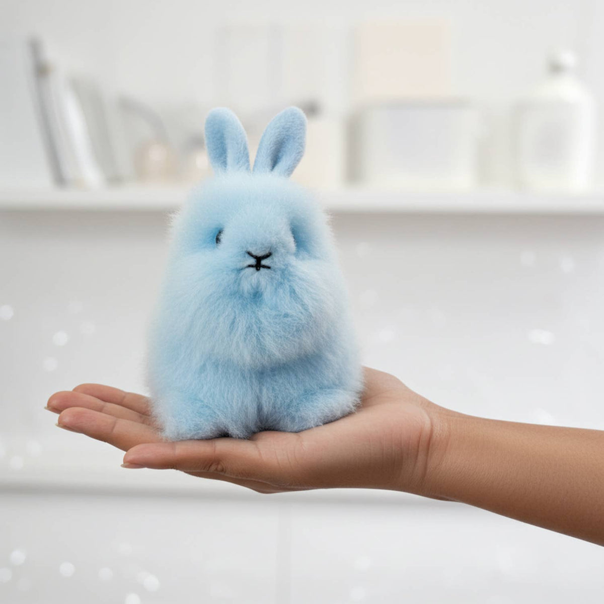 Fantasy Alpaca Stuffed Animal - Bunny - Micro 6"
