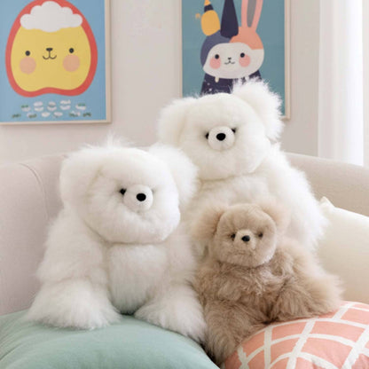 21" Large Alpaca Stuffed Animal - Bear