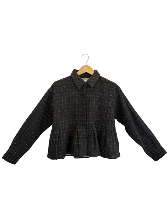 Amente Cotton Pleated Blouse