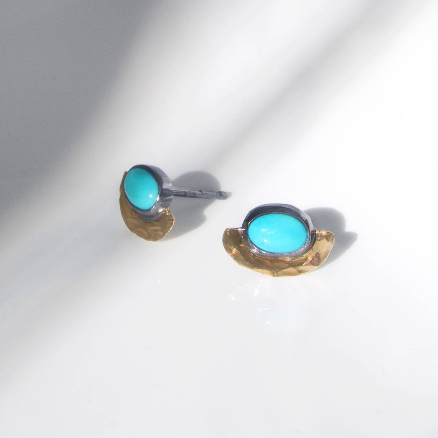 House of Snakes | Turquoise Halo Studs
