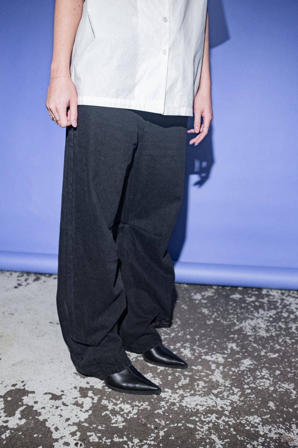 Et Tigre Ollie Denim in Black + Dark Wash