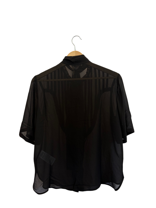 Stella Nova Chiffon Tie Band Shirt