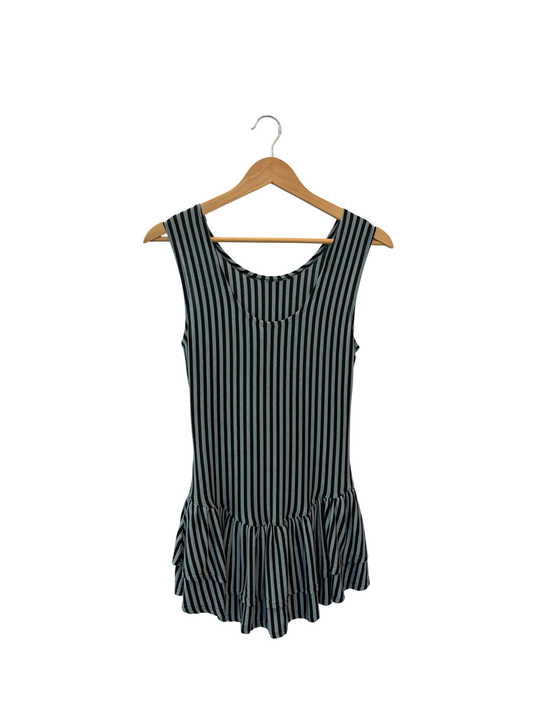 Fashion Brand Company Striped Mini Romper