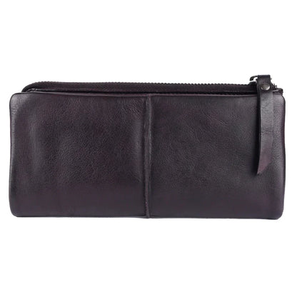 Latico Leathers Andi Wallet: Black or Eggplant