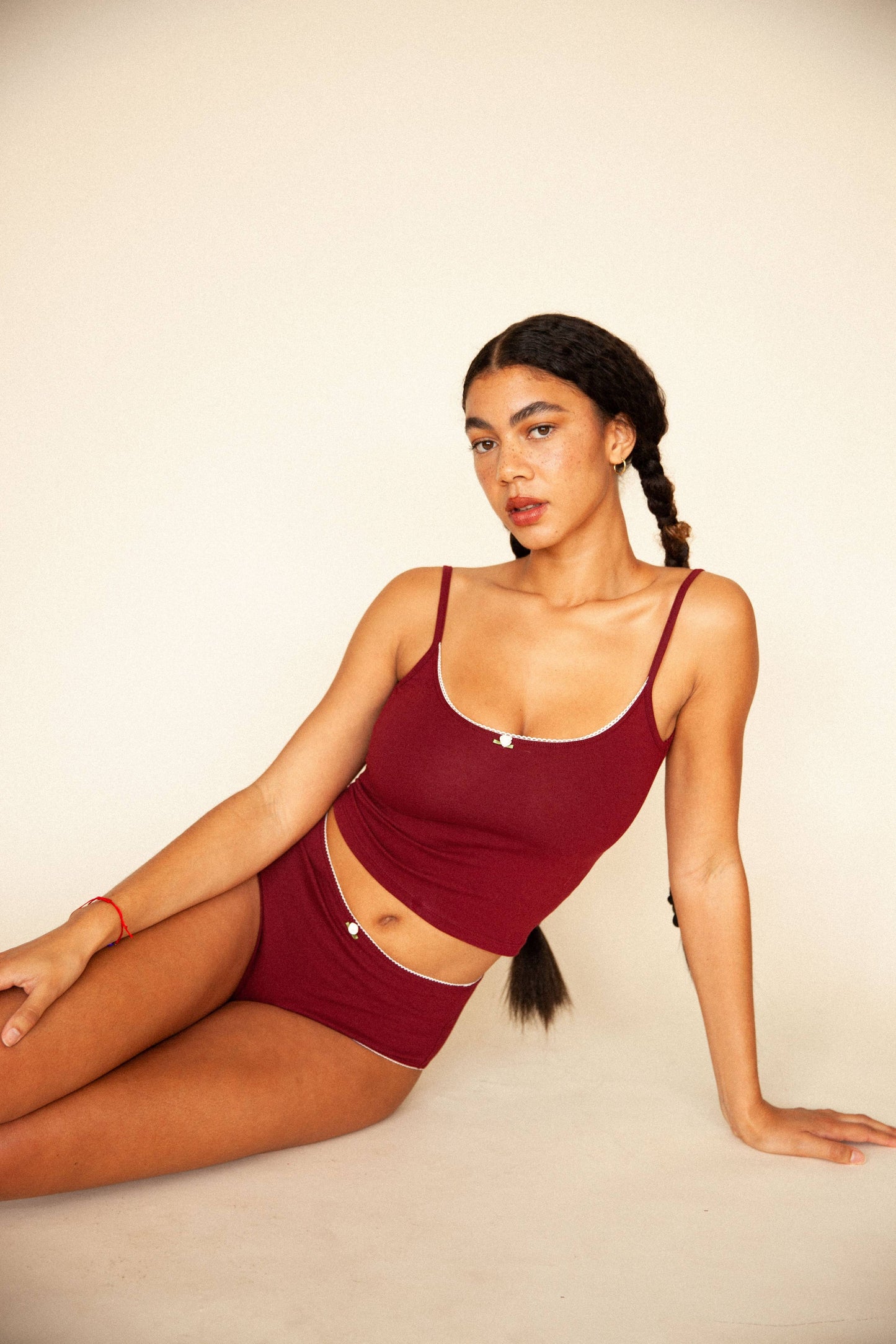Rat Boi Scoop Back Cami | Bordeaux
