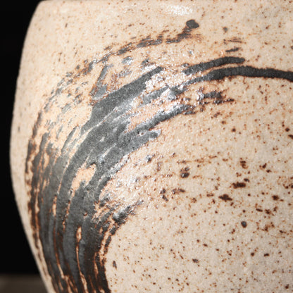 Shouldered Vase Granite Glaze 7"