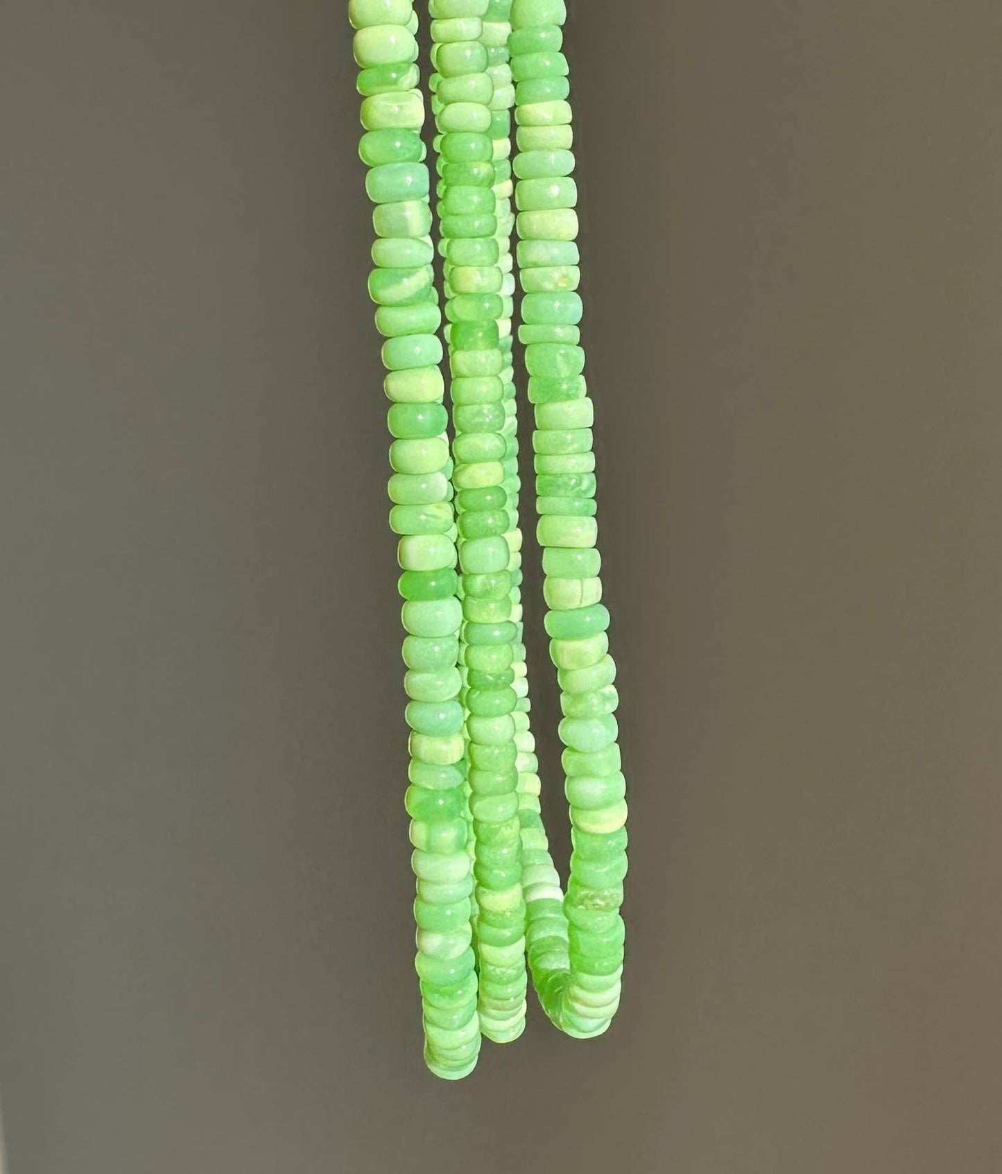 Neon Green Opal Necklace | Peruvian Opal | Gemstone Necklace