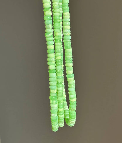 Neon Green Opal Necklace | Peruvian Opal | Gemstone Necklace