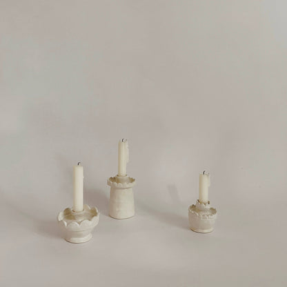 Oon Shoppette Scalloped Candleholder