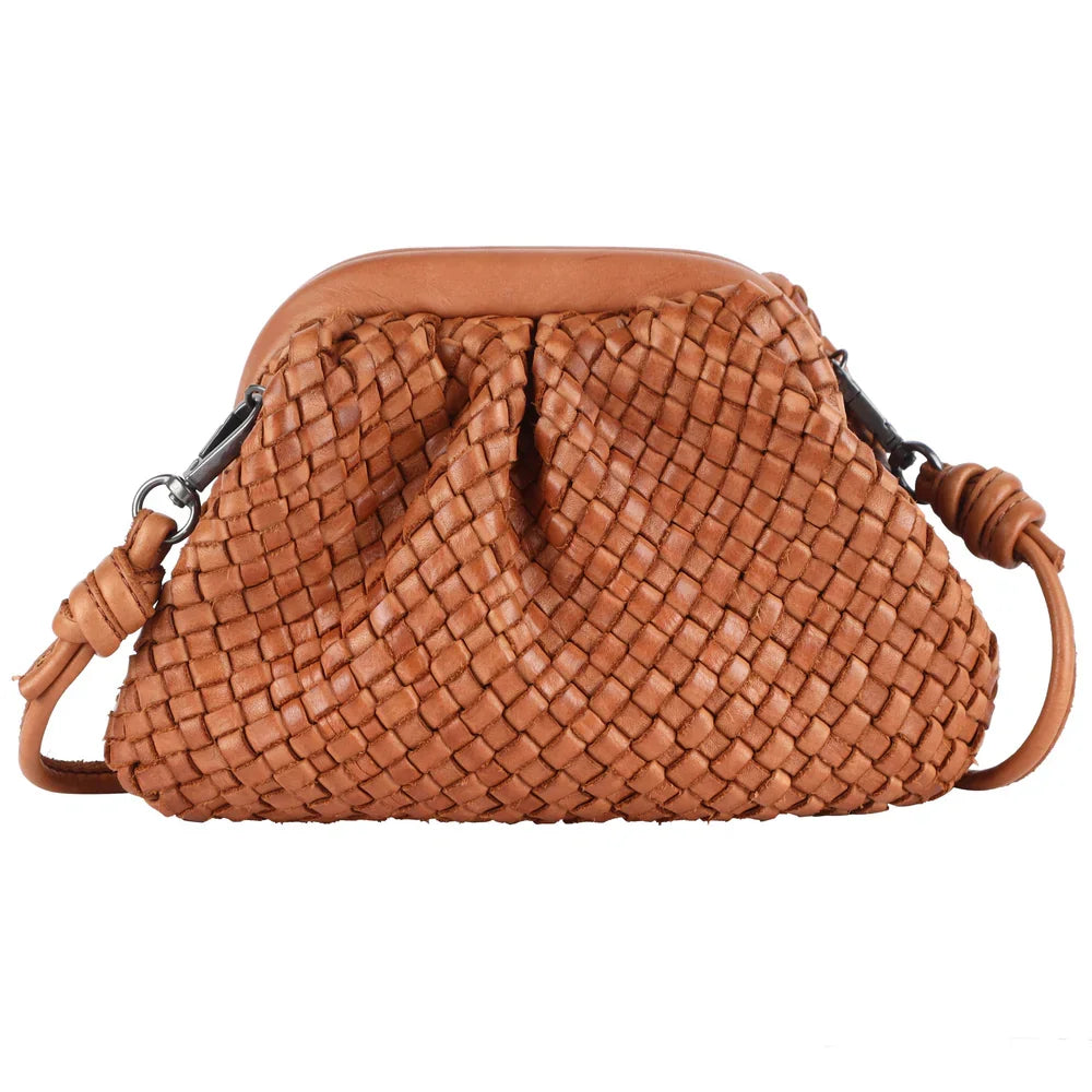 Latico Leathers Hayworth Bag: Black or Cognac