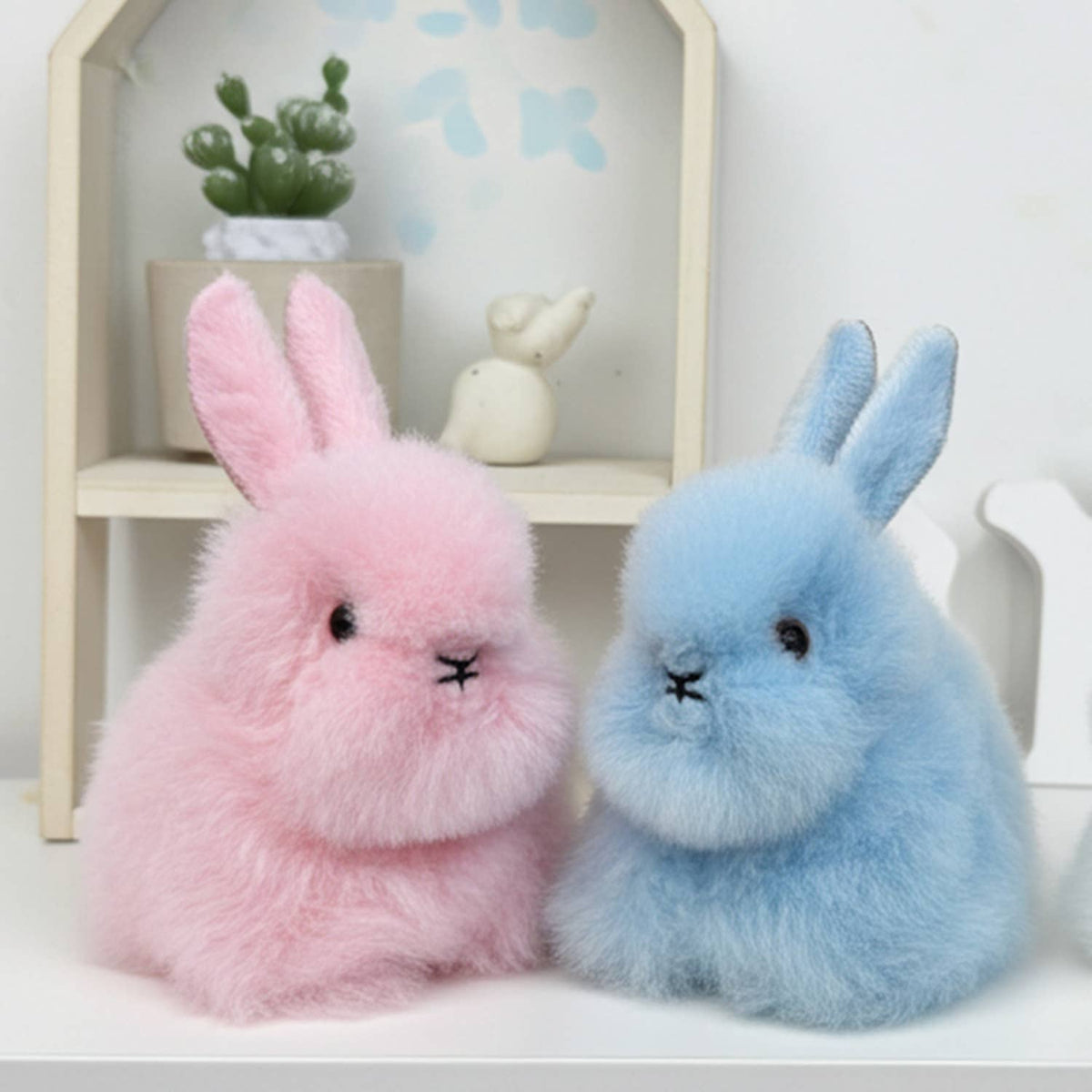 Fantasy Alpaca Stuffed Animal - Bunny - Micro 6"