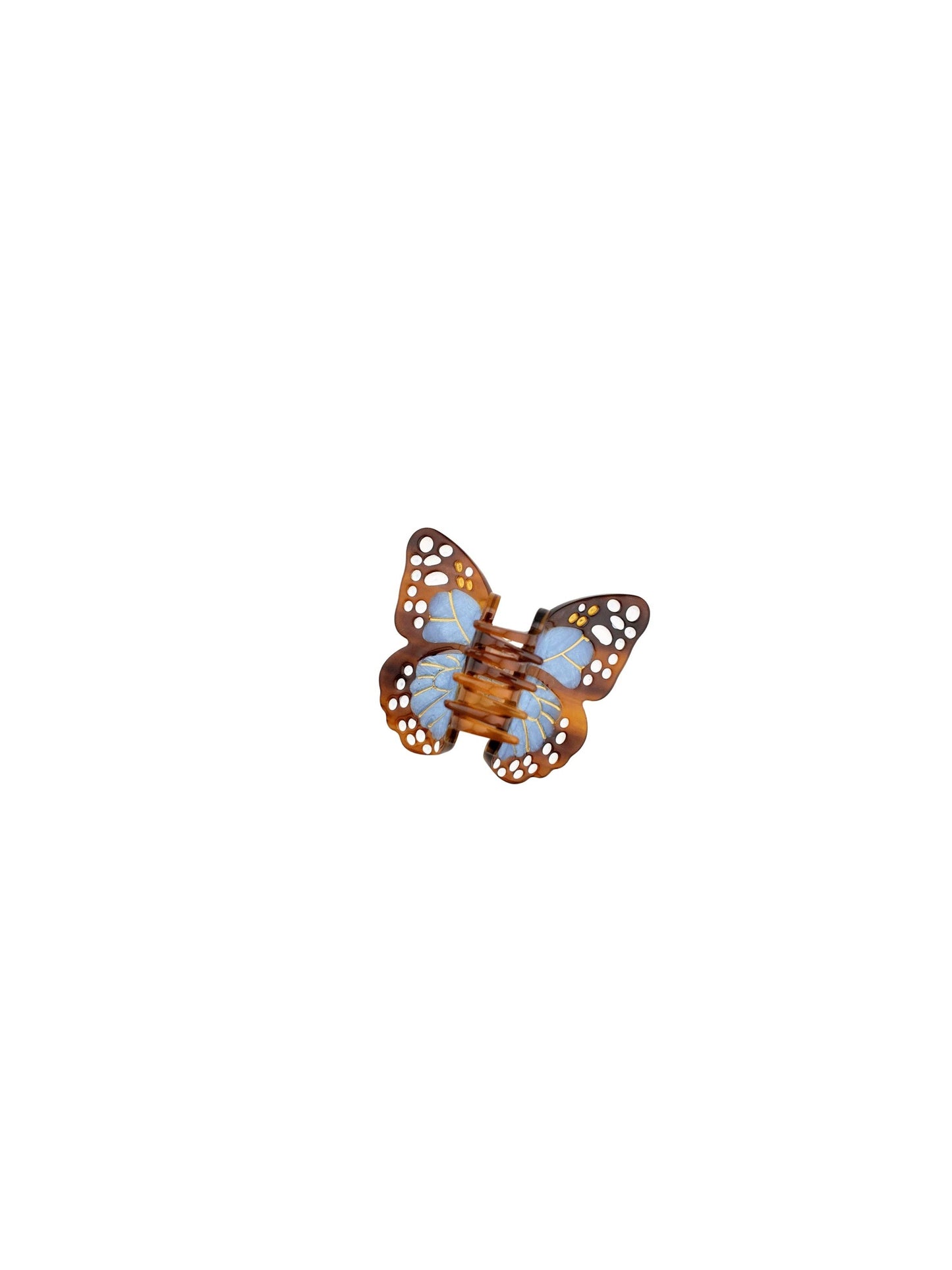 Hand-painted Mini Boho Monarch Claw Hair Clip | Eco-Friendly