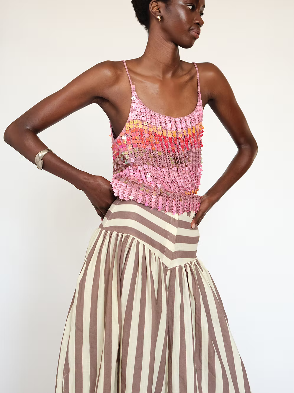 Tach Arenita Sequin Top